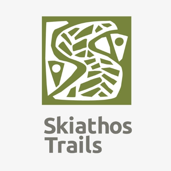 The logo of Skiathos Trails