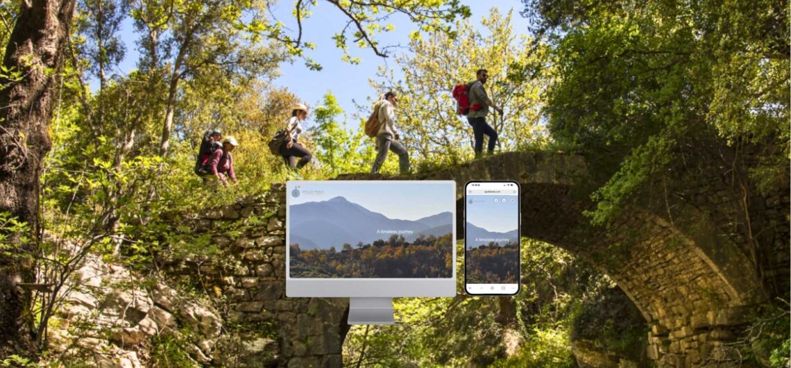 Apollo Trails website and mobile mockup