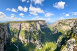 Vikos gorge Greece view from Beloi