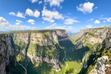 Vikos gorge Greece view from Beloi